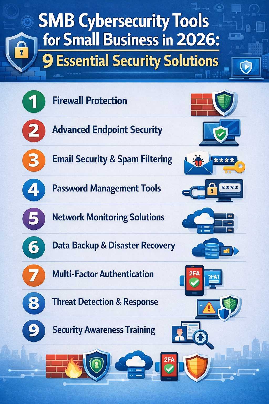 Smb Tools SMB Cybersecurity Tools For Small Business In 2026: 9 Essential Solutions