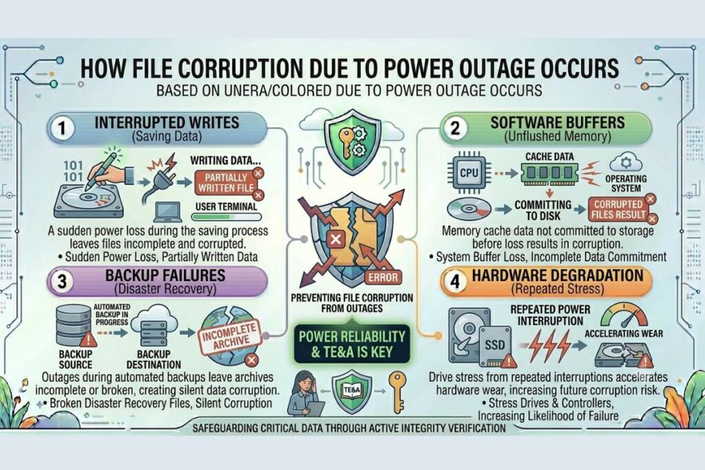How File Corruption Power Outage Occurs