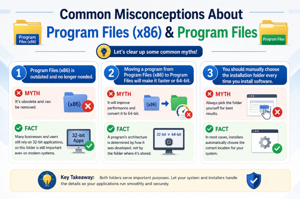 Program Files and Program Files (x86)