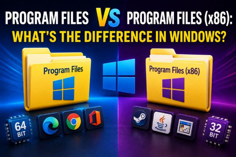 Program Files vs Program Files (x86)