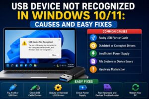 USB Device Not Recognized