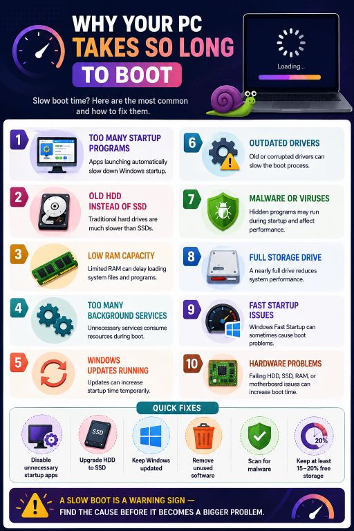 Why Your PC Takes So Long to Boot